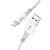 Hoco Ferry X70 iPhone Lightning Daten- und Ladekabel 2,4A 1m weiß 146788522