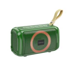 Borofone BR17 Cool Sport green Bluetooth speaker with light show - Audio