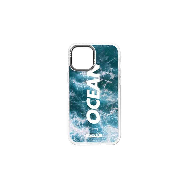 Mintás telefontok Ocean iPhone 14 Plus 6.7 YooUp fehér kerettel