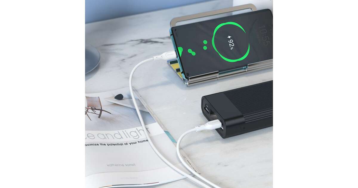 Borofone BX66 Wide Type-C/Type-C Cable 60W 3A 1 meter Black 49830443