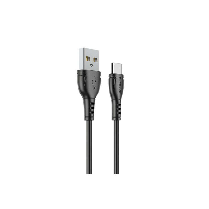 BOROFONE BX51 TRIUMPH CABLU USB TYPE-C 1 METR NEGRU