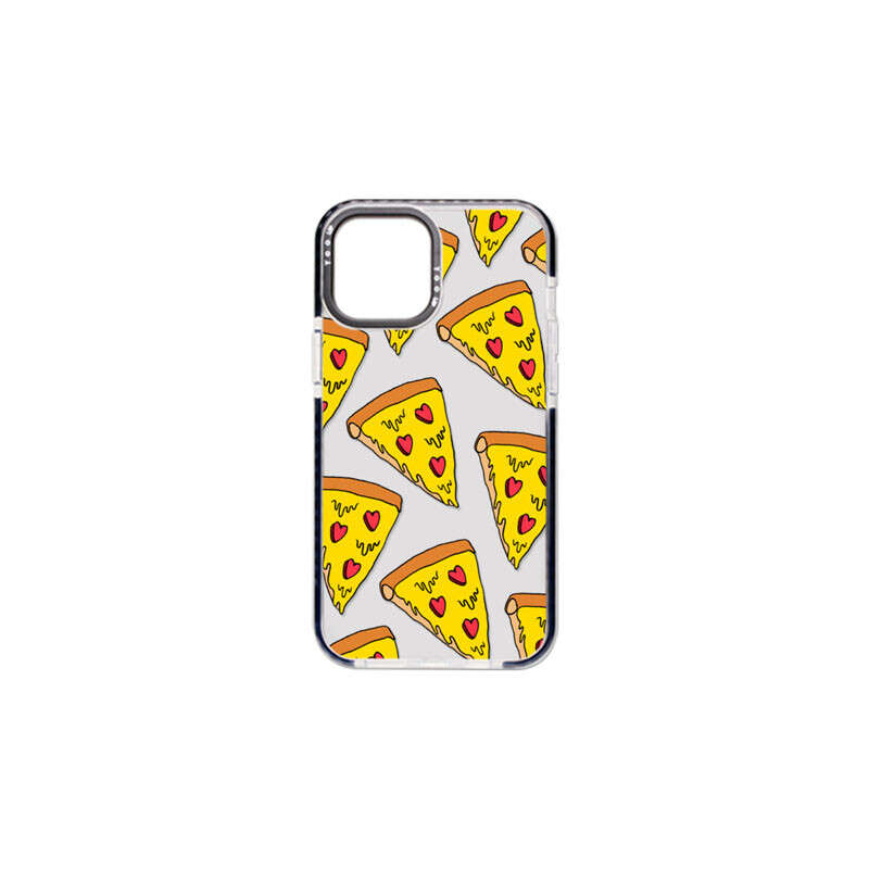 Mintás telefontok Pizza iPhone 13 Pro YooUp átlátszó háttérrel fe...