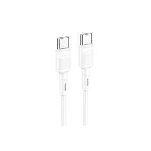 Hoco X83 Fehér USB-C - USB-C Töltő és Adatkábel - Hoco