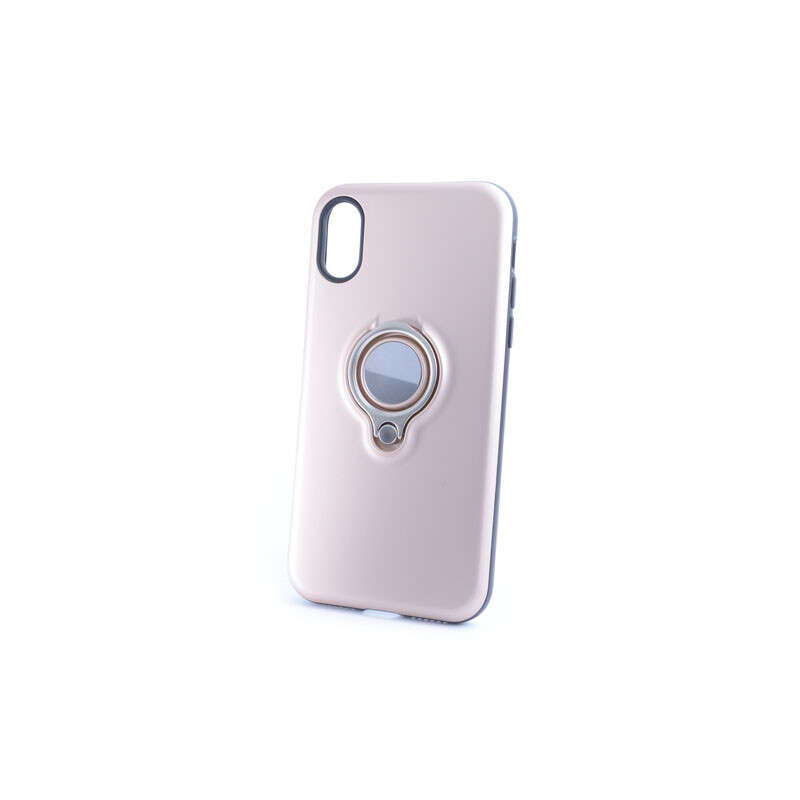 Magnetic + Ring iPhone XS Max TPU Tok Rose Gold