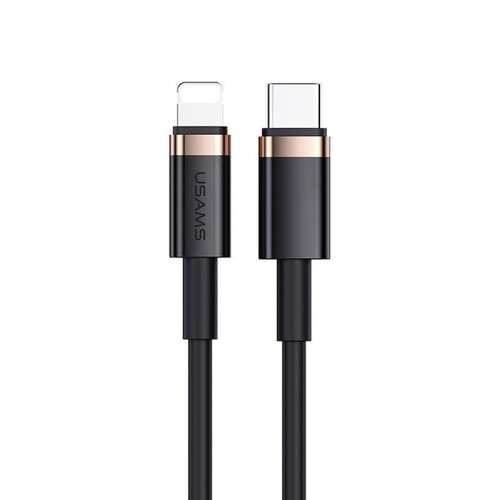 Cablu USAMS U63 USB-C - Lightning 1,2m 20W PD Încărcare rapidă negru SJ484USB01 (US-SJ484) 49835304