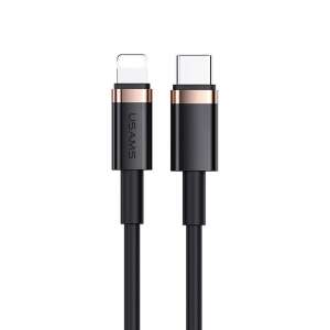 USAMS Kabel U63 USB-C na Lightning 1,2m20W PD Fast Charge czarny/black SJ484USB01 (US-SJ484) 49835304 - Kabel Lightning