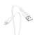 Cablu Hoco X67 Nano Lightning la USB, alb, 1 metru