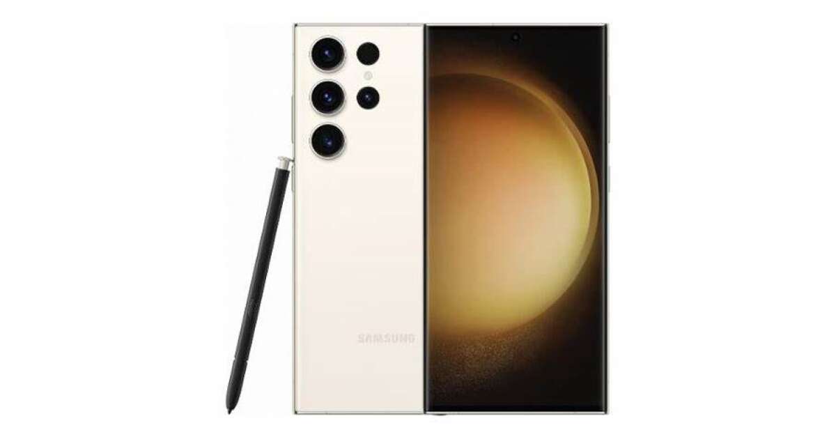 Samsung smartphone galaxy s23 ultra (cream, 256 gb) SM-S918BZEDEUE