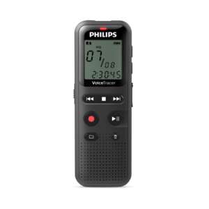 Digitálny diktafón Philips VoiceTracer DVT1160, čierny - Kancelárska technika