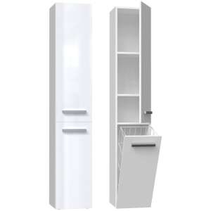 Thirassia Nel IV fürdőszoba szekrény, fényes fehér 49857928 Fürdőszoba szekrény