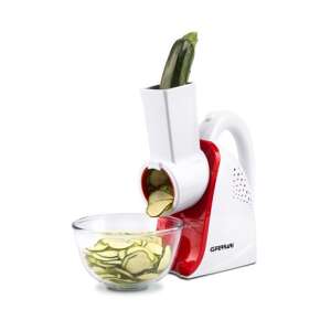 Elektryczna tarkówka do sera G3 Ferrari Parmino Chef, krojenie cukinii w cienkie plasterki - Przybory kuchenne