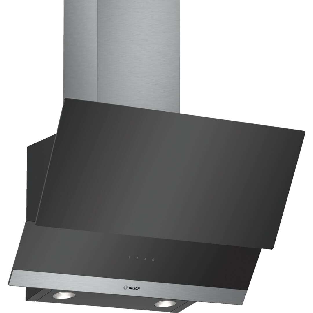 Bosch dwk065g60 konyhai szagelszívó falra szerelhető fekete, rozs...