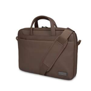 Port Designs Zurich Toploading notebook táska 39,6 cm (15.6") barna aktatáska oldalnézet - Port Designs