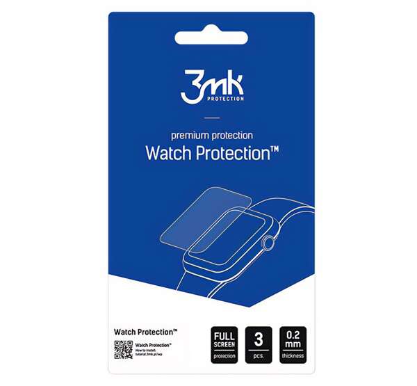 3MK WATCH PROTECTION kijelzővédő fólia 3db (full screen, íves rés...