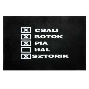 Vicces Horgász Lábtörlő - Filc - 58x38 cm