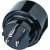 Putni adapter Europe-to-USA Uzemljen 82664570