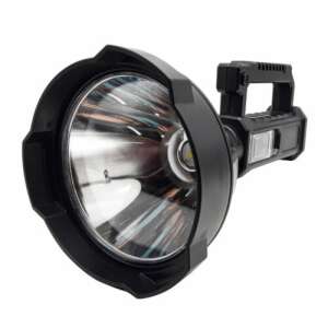 Extra Bright Rechargeable Multifunctional Searchlight with Stand L835, powerful LED spotlight with 300 meter beam, 4 light modes, USB charging, power bank function - Flashlight & Headlamp