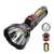 ZJ-04 Rechargeable Spotlight, powerful LED flashlight with side light, USB charging