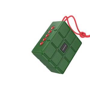 Difuzor Bluetooth Borofone BR16 Gage Sport verde închis, vedere din unghi - Boxe Portabile