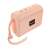 Borofone BR18 Encourage Sport pink Bluetooth speaker, portable wireless speaker with strap