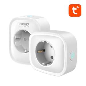 Gosund SP1 Smart Plug 2 Pack, white, EU plug, 2.4 GHz WiFi, energy monitoring - Smart home accessories and accessories