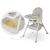 Ricokids Milo high chair with storage basket and toy detail