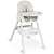 Ricokids Milo high chair with storage basket, grey