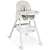 Ricokids Milo high chair with storage basket, grey