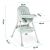 Ricokids Milo Green High Chair Dimensions