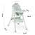 Ricokids Milo multi-functional high chair dimensions, green