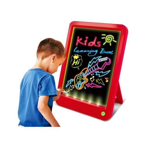 Leuchttafel für Kinder, rot, zum Zeichnen und Schreiben, Lernspielzeug