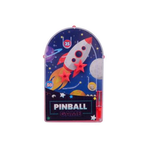 Fliperová hra s raketou a vesmírnou témou