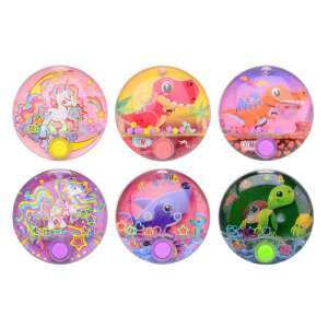 Water flipper toy with 6 different designs, including unicorn, dinosaur, shark, and turtle - Logic Game