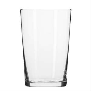 Krosno Basic 250ml glass, clear, tall, for water, juice, or other beverages - Glass