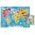 CzuCzu Animal World Map Puzzle 60 pieces, a colorful world map puzzle for kids featuring animals from around the world