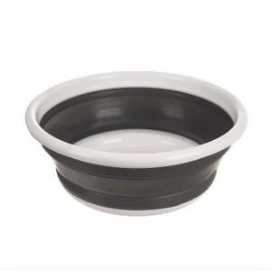 Collapsible silicone washing bowl, 40L capacity, grey and white - Bowl