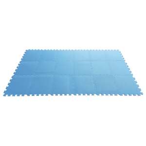 Kék tornaszőnyeg, 30x30 cm, 18 db/csomag 93295946 Szivacs puzzle