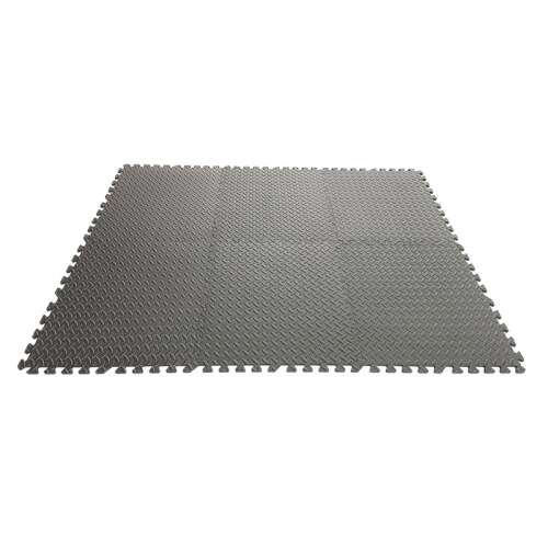 Sivi gimnastički tepih, 60x60 cm, 6 kom / pakiranje 93286554