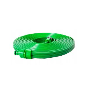 Coiled Permetező Locsolótömlő 7.5m, green flat garden hose - GardenLine