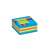 STICK N Cube wiederpositionierbarer selbstklebender Notizblock, neonblau, 250 Blatt