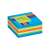 STICK N Cube repositionable self-adhesive note pad, neon blue, 250 sheets