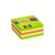 STICK N Öntapadó jegyzettömb, 51x51 mm, 250 lap, STICK N, neon zöld 49909105