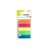 STICK'n Film Index neon color repositionable semi-transparent self-adhesive sticky notes