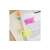 STICK'n Film Index neon color repositionable semi-transparent self-adhesive sticky notes in use
