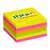 Stick'N Pop-Up Notes, 76x76mm, 100 sheets/pad, neon colors