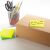 Bloc de notițe STICK N Sticky, 76x76 mm, 90 de coli, STICK N "Extra Sticky", galben neon 95264769