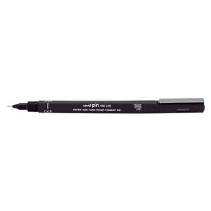 Uni Pin Fine Line black 0.05 mm technical pen - Uni