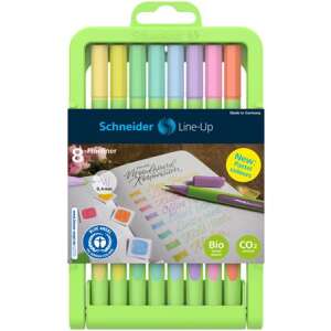 Schneider Line-Up Pastel Tűfilc tollkészlet, 8 db, 0,4 mm, pasztell színek - Schneider