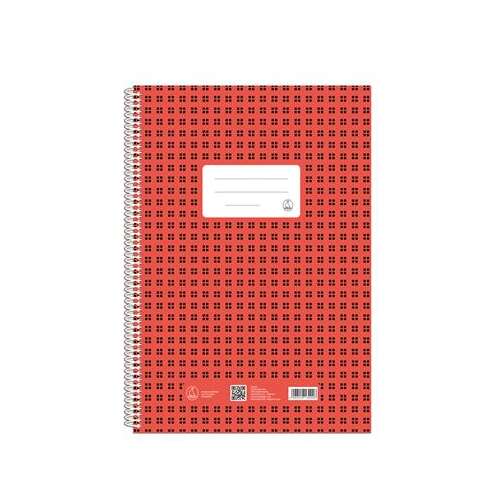 FŰZFŐI A4 squared spiral notebook, 70 sheets