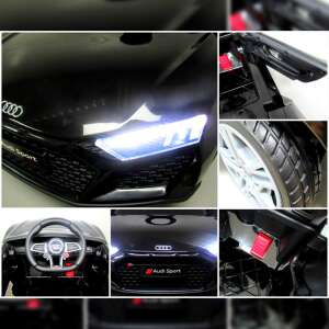 Audi R8 SPORT, Licence elektromos kisautó - fekete 77684860 Elektromos jármű